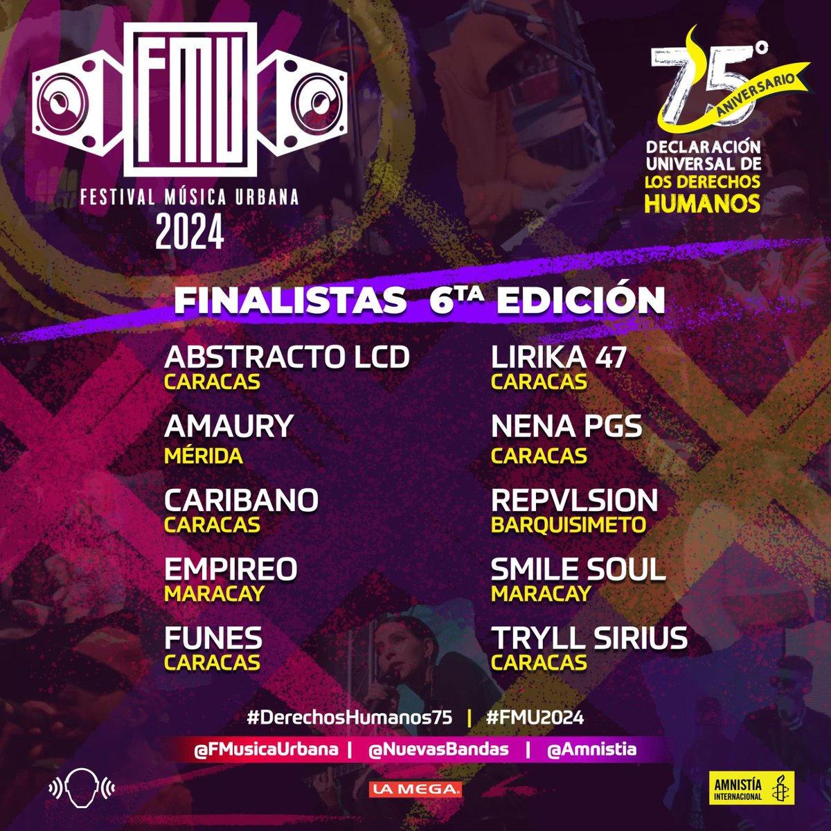 Estos son los proyectos seleccionados para el FestivalMusicaUrbana.com 2024
