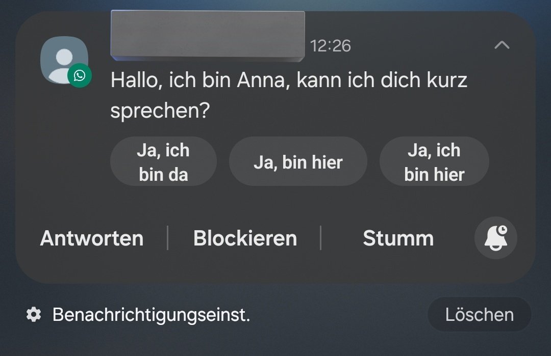 Kenne ich eine Anna? 🤔 Mit einer Auslandsnummer?? 🤔🤔