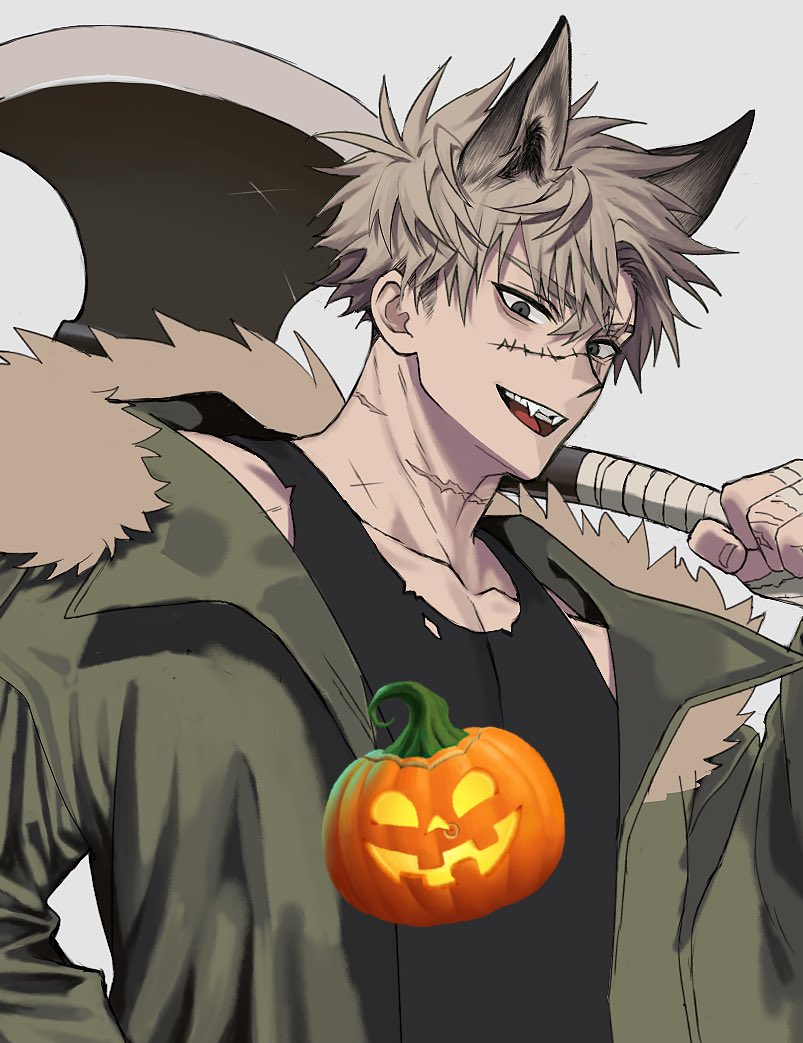 ハロウィン用に描いてた未完の絵……