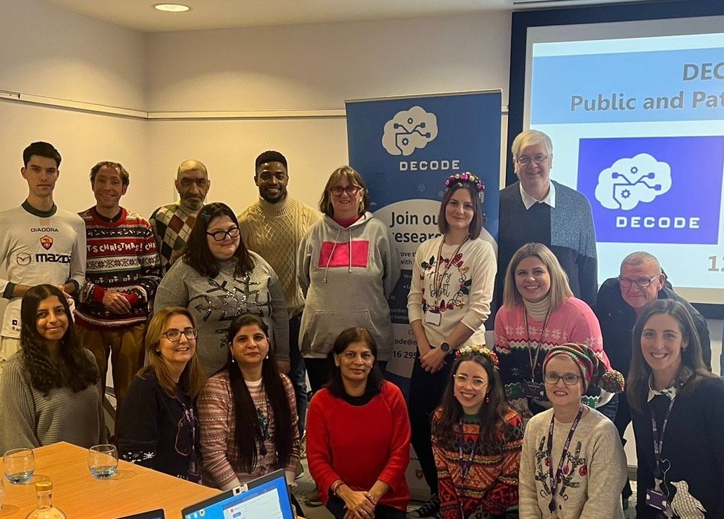 What an enjoyable DECODE PPI workshop and Christmas lunch yesterday @lborouniversity It was great to get our PPI groups together and thank them for all their support in 2023. All enthusiastic for more input 2024 too 🙂!