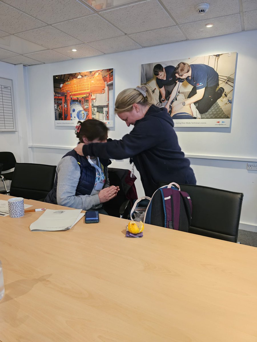 Final class of 2023. Welcome to the new Hyperbaric nurses. Thank you for making the two day course  so engaging.
<a href="/NHSGrampian/">NHS Grampian</a> <a href="/PaddonHelen/">Helen Paddon</a> <a href="/denise_j6/">Denise Johnson</a> <a href="/AberdeenICUEdu/">Aberdeen ICU</a>