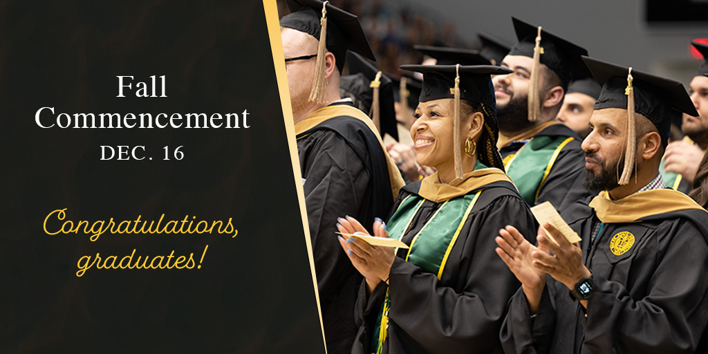 Congratulations to all our fall 2023 graduates! Can't make it to a commencement ceremony? Watch the livestream at commencement.wayne.edu.