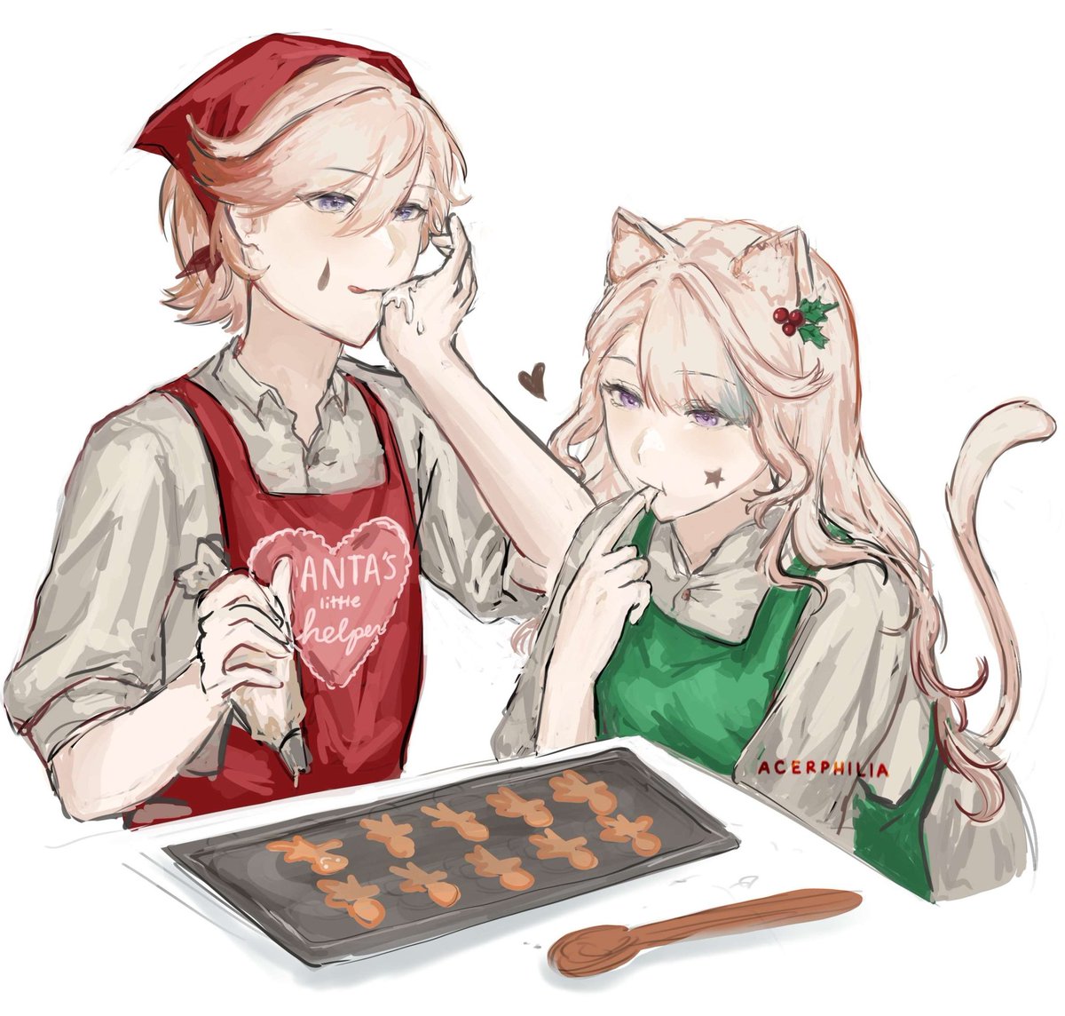 🍪 Baking with Lyney &amp; Lynette! 
#Lyney #Lynette #GenshinImpact