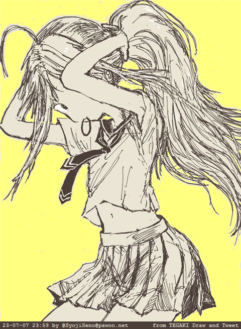 #2023年自分が選ぶ今年の4枚 TEGAKIとラフばかりとは言え、時間の無いなか今年はよく描いた。去年はほとんど描けなかったから。 ・「ボサボサの髪を束ねてもパエないって?余計なお世話よ!」 ・『とっとと描けよGirl』 ・『Anti-Gravity』 ・『りくじフューチャーズ②』 #Archive #tegaki_dt