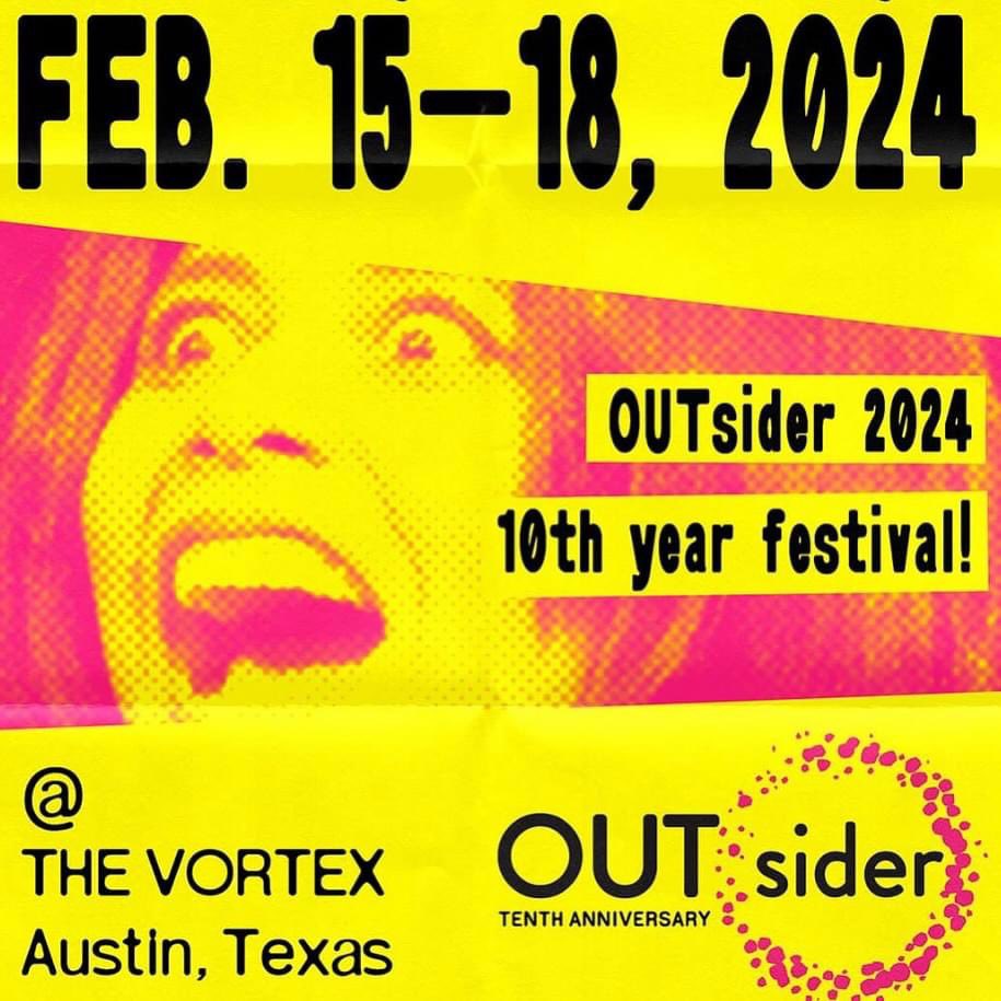 juiceconsulting's tweet image. We are stoked to announce our involvement with the 10th annual @OUTsiderFest - a true celebration of uncommon artistry for the queer community of Austin happening Feb. 15 -18, at The Vortex. Stay tuned for the official schedule, you can buy your badges ⬇️
outsiderfest.org