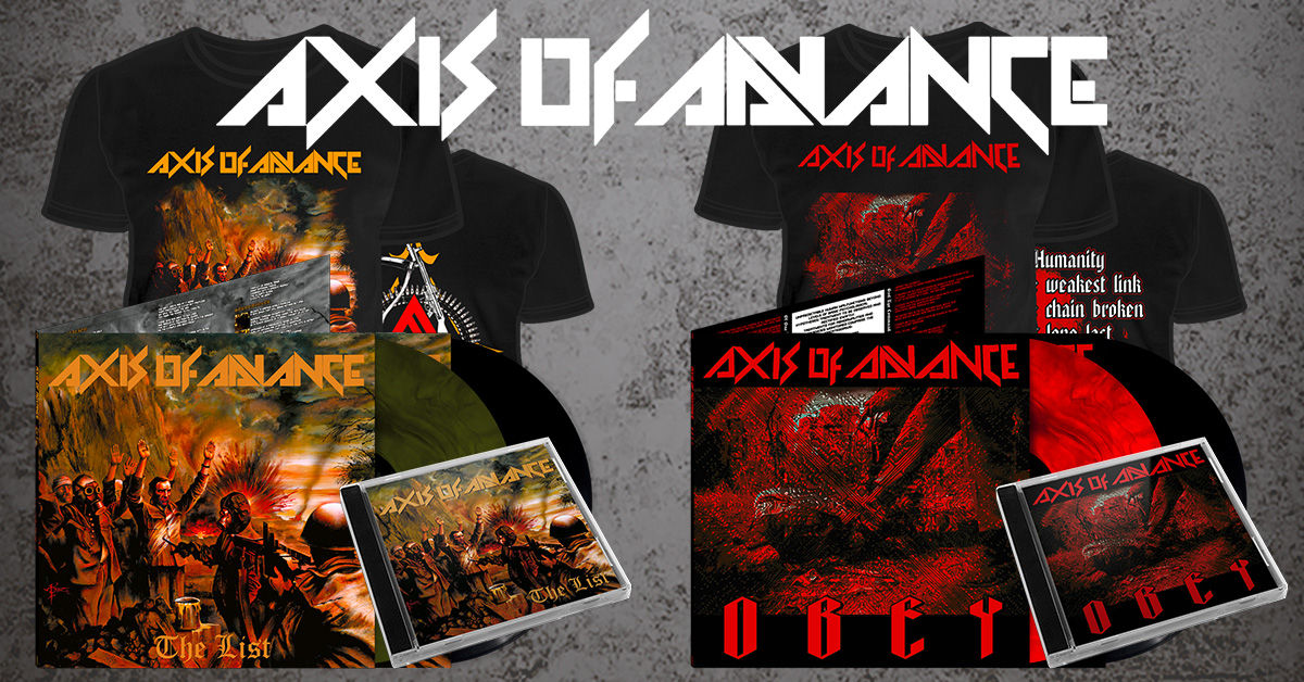 AXIS OF ADVANCE releases are available at Osmose store!
🛒 bit.ly/axisofadvance-…

'Obey' LP (black & marble)/ CD/ TS
'The List' LP (black & marble)/ CD/ TS

#axisofadvance #blackdeath #canadianmetal #blackwitchery #angelcorpse
#revenge #osmoseproductions