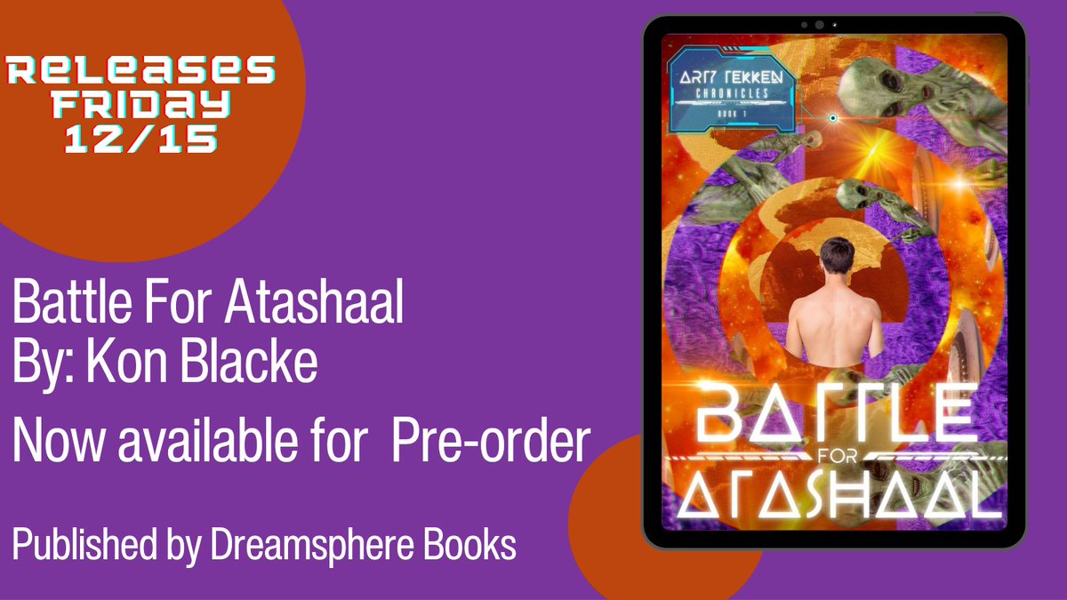 Coming on December 15th from @DreamsphereBook👽❤️

Battle for Atashaal by @BlackeKon

⭐️Now available for Pre-order: deepdesirespress.com/battle-for-ata…

#mmfantasy #boyslove #newbook #mmromance #mmscifi #preorder #newscifi