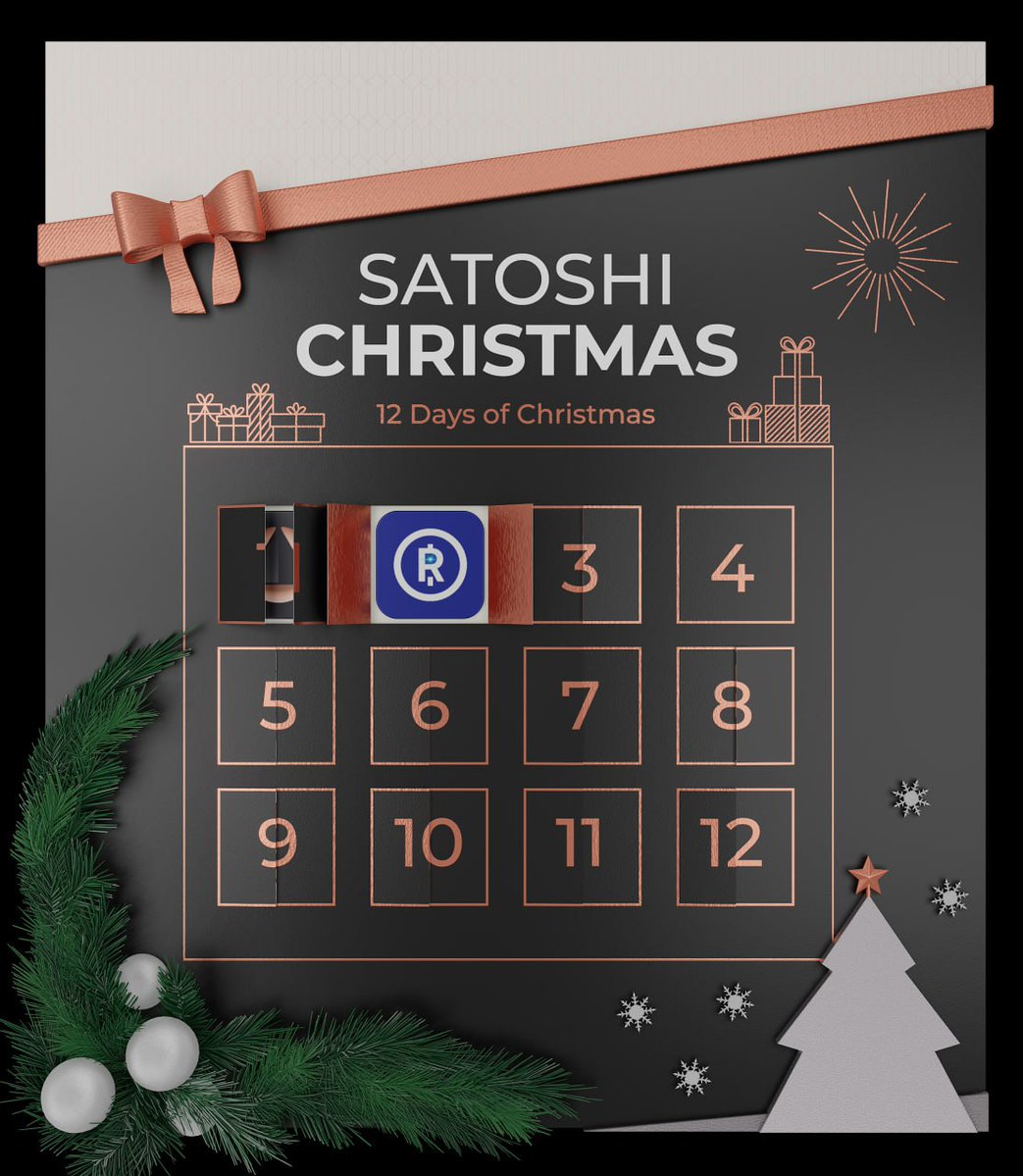 Day 2/12 of #SatoshiChristmas!🎁🎅

That means it's our turn!

How to win:

🔄 Retweet this post 
💬 Comment #SatoshiChristmas     
🧡 Follow each company below  

The winner + prize will be announced at 11 PM CET! ⏲️