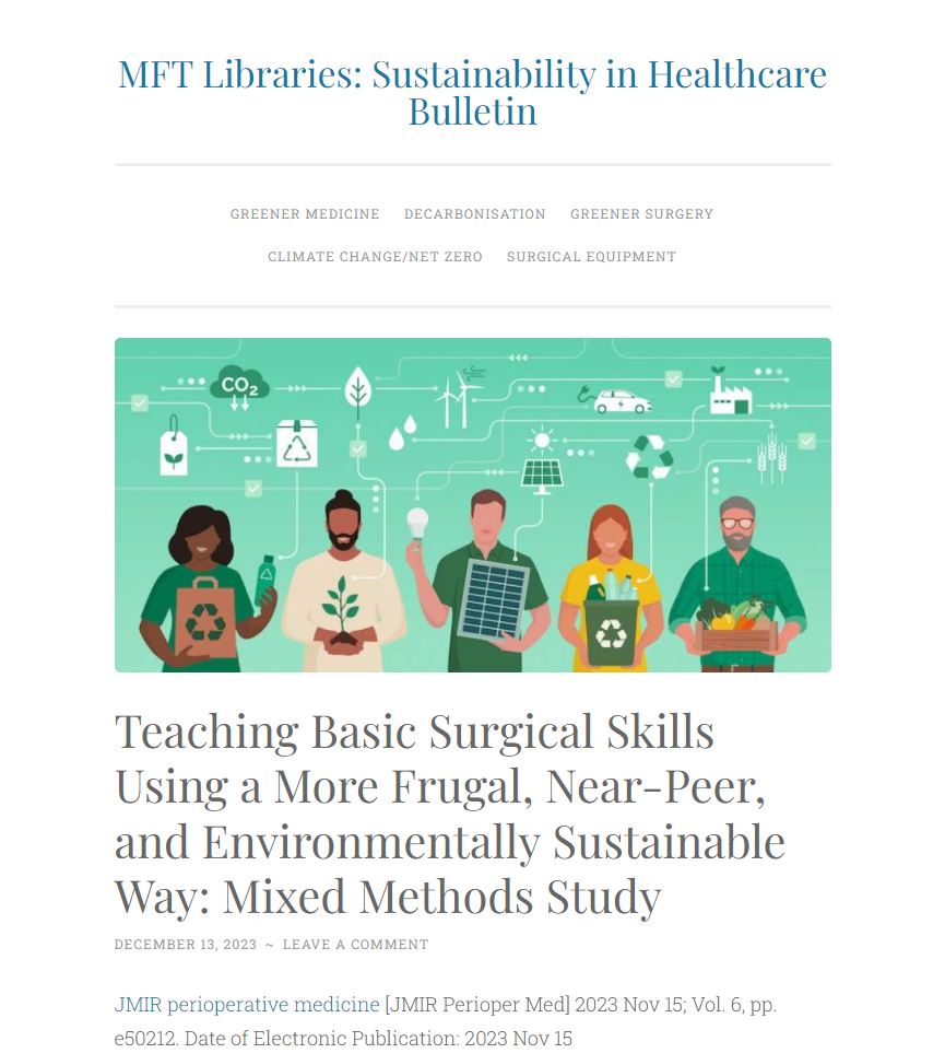 Our #Sustainability in Healthcare Bulletin (at sustainabilitybulletin4.wordpress.com) is currently being updated with new articles from November! 🌳 You can sign up at the below link ⬇️ docs.google.com/forms/d/1F0Yt4… @MFTgreen