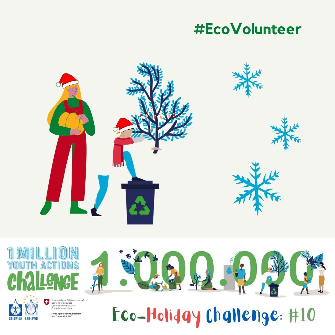 🌱🎄 EcoHoliday Challenge 10: Why not embrace the holiday cheer, and do some 🙋charity or volunteer, for an 🌏environmental organization near? 

👇Take this #1MYAC action here
1myac.com/en/choose-acti…
#EcoVolunteer

Please tag, share & like this post 🙏
