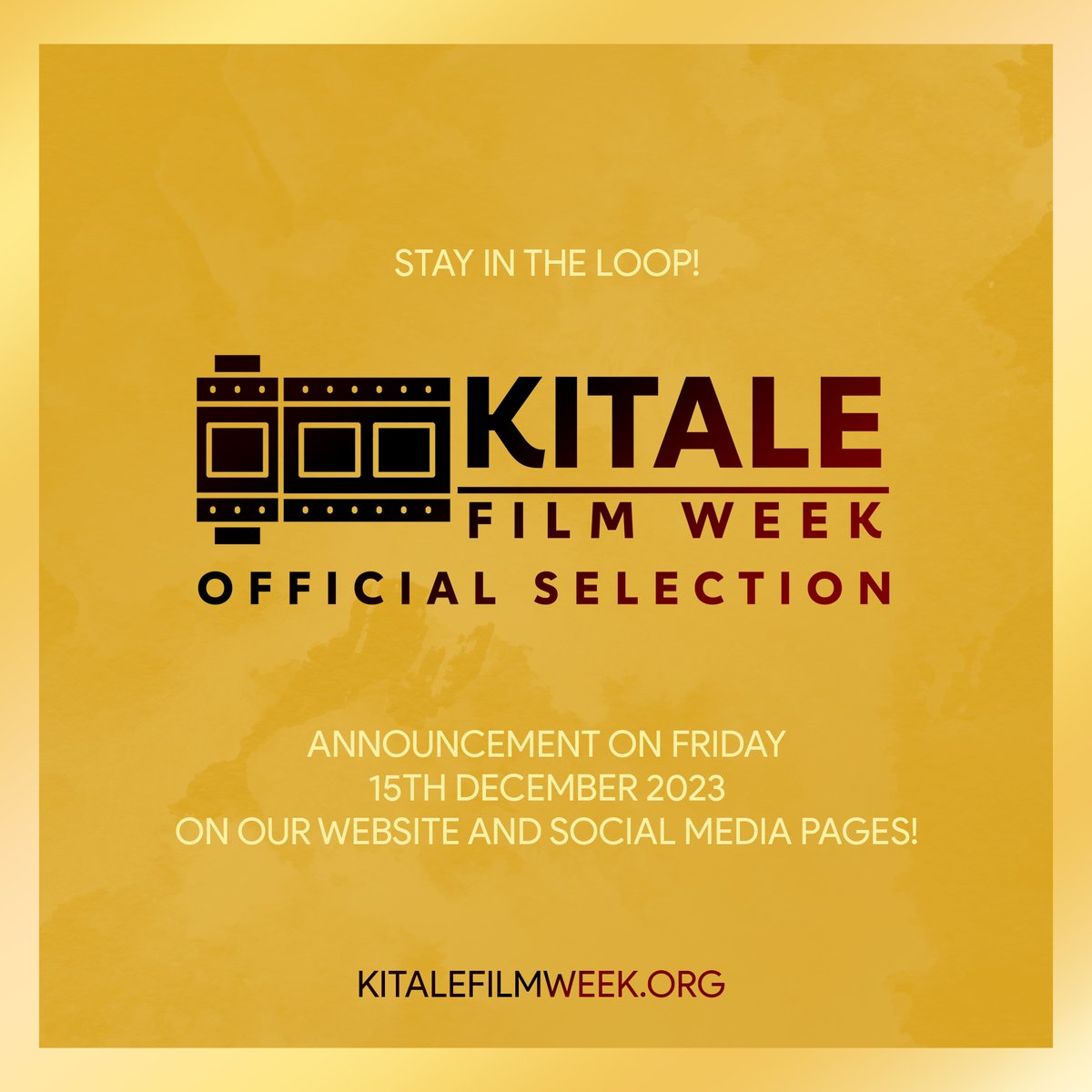 Stay in touch with our social media to receive the announcement of the official selection for the Kitale Film Week 2024 this Friday. Save the dates for the festival from 4th to 11th February 2024  in Kitale, Kenya. #kitalefilmweek #africanfilm #officialselection