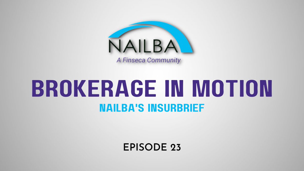 Catch the latest episode of Brokerage in Motion! Join host Katie Fehlinger for recent industry headlines as well as an in-depth year-in-review Association Update with Finseca's Dan LaBert. WATCH NOW: youtu.be/WnY_vKDRM8I