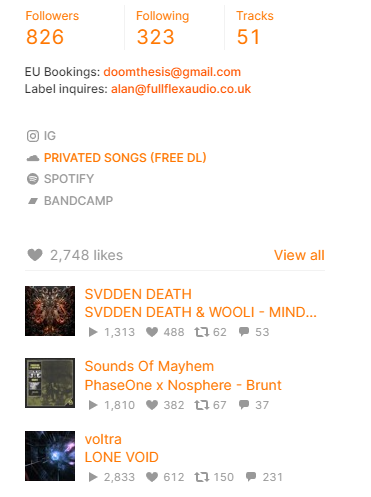orange SoundCloud font?????
