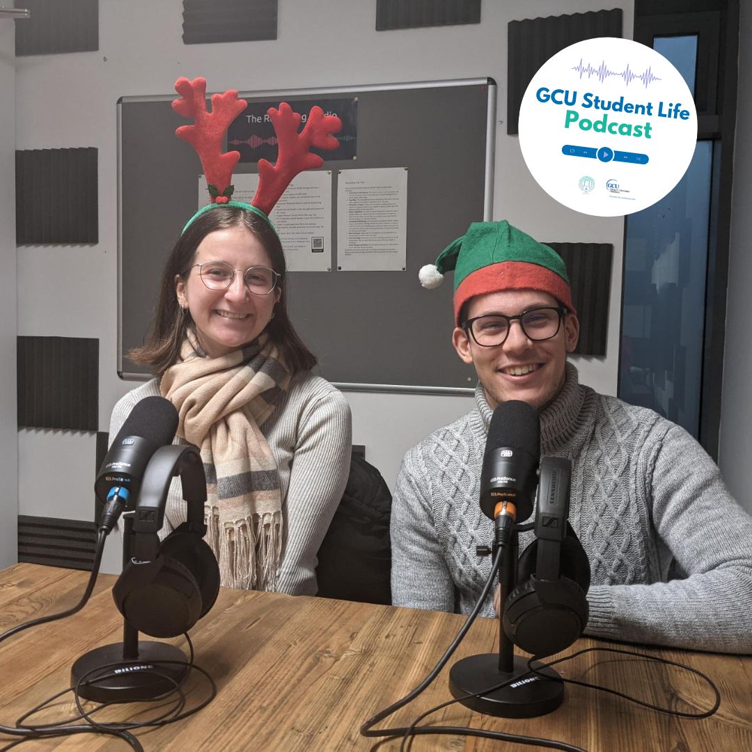 On Episode 10 of the GCU Student Life Podcast, we speak to Computing student Alessandro Conia & Applied Psychology student Lena Schenzel to hear how Christmas is celebrated back home in Italy and Germany 🌎 Spotify➡️ shorturl.at/eGVZ5 Soundcloud➡️ shorturl.at/cv159