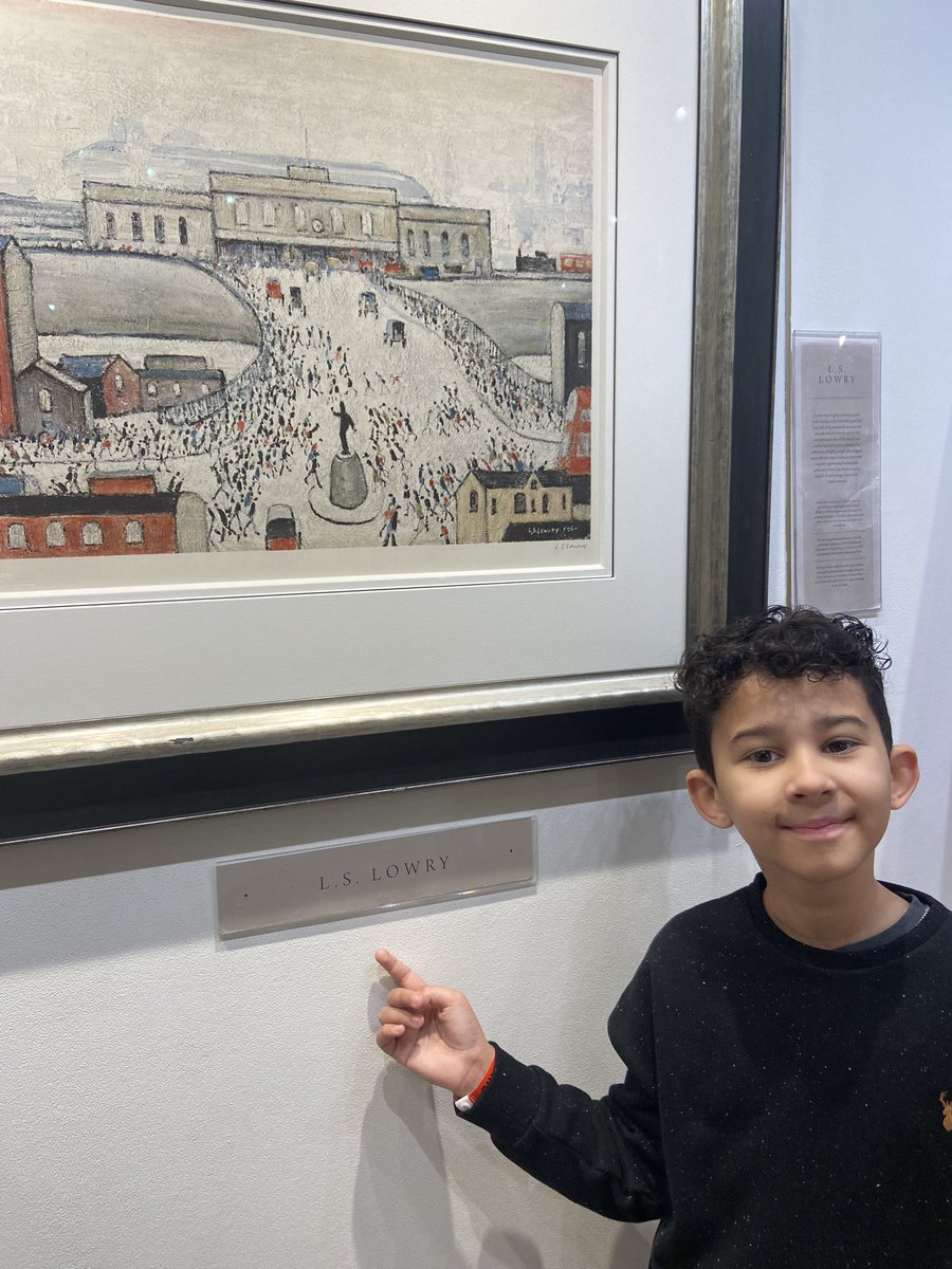 Letty_Pakenham's tweet photo. @ourladyoflourd1 L was please to see a familiar piece of artwork 🖼️ he knew the artist straight away as have been learning about them in lessons https://t.co/KAIJOQamlh