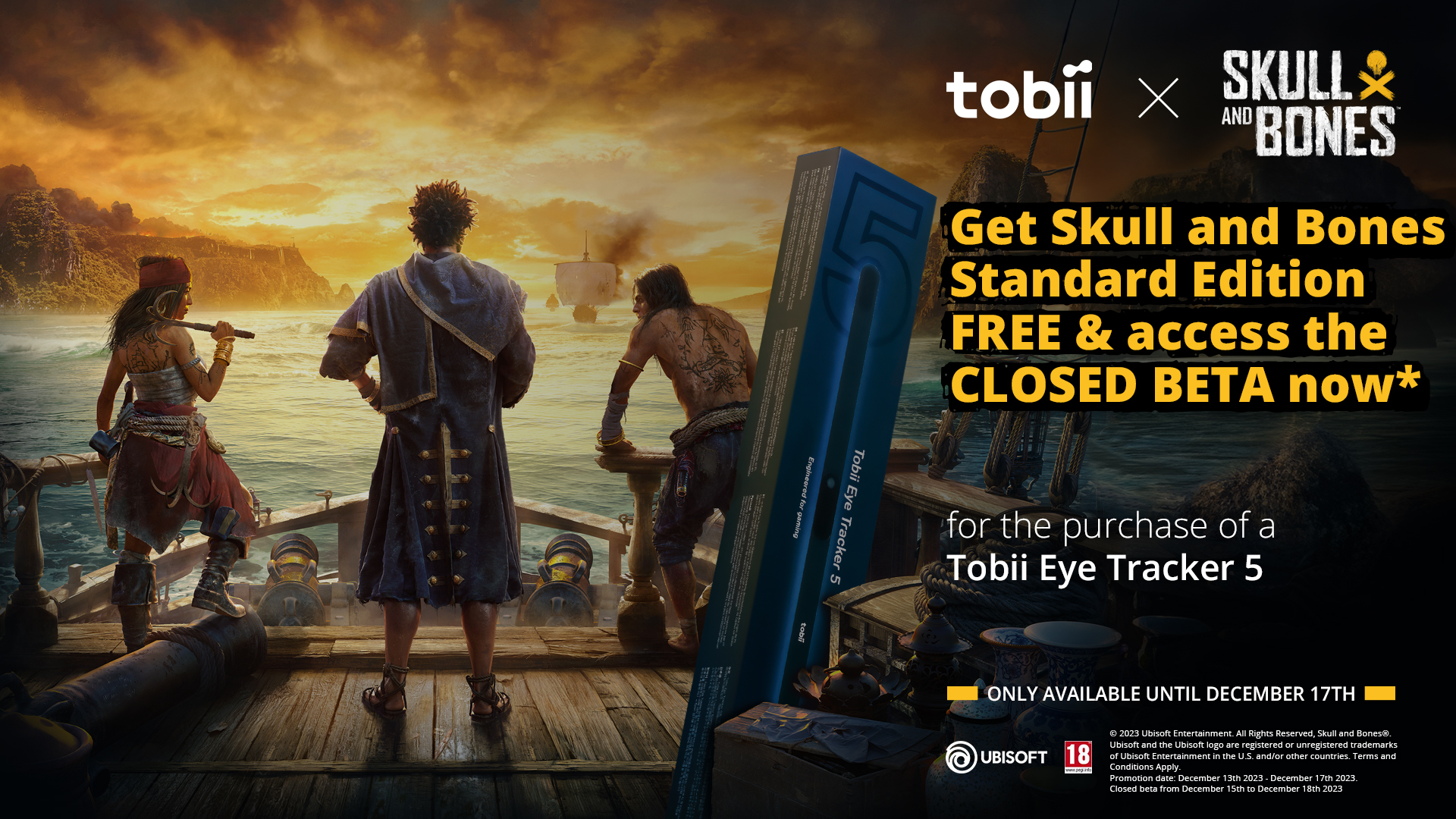 Tobii Gaming على X: &ldquo;🏴‍☠️Get a FREE copy of Skull and Bones 