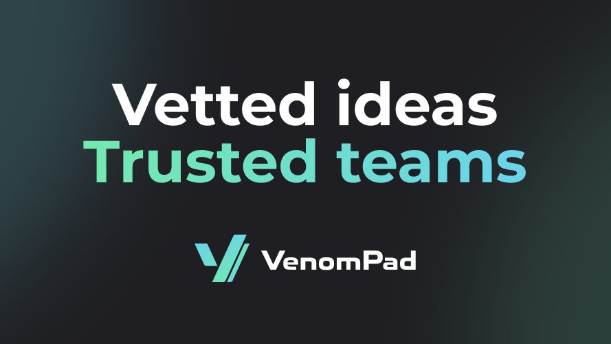 🚀#VenomPad – your gateway to the #Web3 revolution! #Launchpads like VenomPad play a crucial role in fostering #innovation and growth within the #ecosystem, providing a platform for transformative projects. Stay tuned for updates and join the journey! 🔗discord.gg/venompad