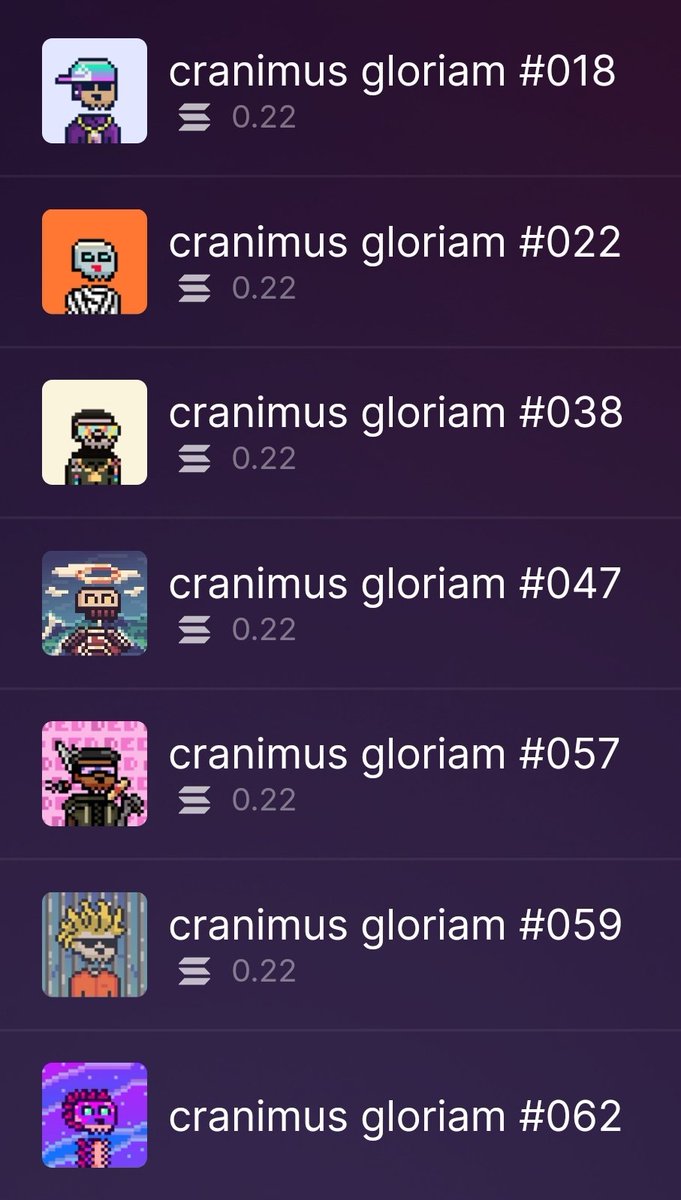 Look at these beauties <a href="/0xDonCrypto/">Don</a> made. Burned a lot, gonna burn more and sniped some.
Let's go <a href="/cranimus_MT/">cranimus</a>!

DED!