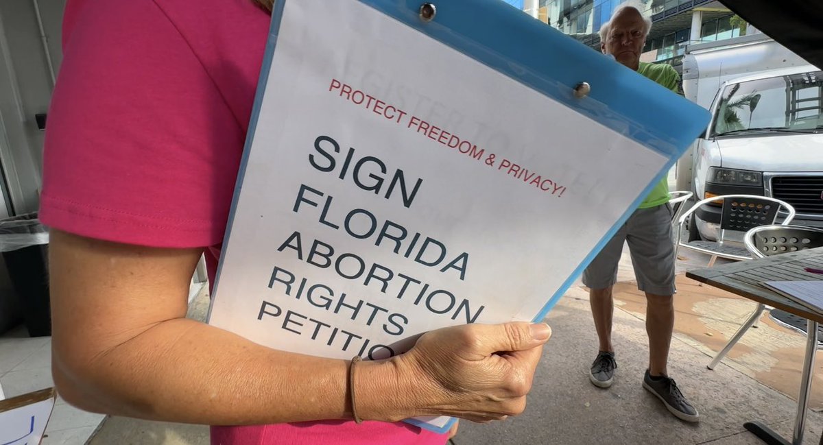 Coming up on @Morning_Joe this hour: How Florida abortion rights activists are winning over some Republicans @MorganRadford spoke to 4 Republican voters who say they’re not only signing a petition to get abortion protections on the ballot — they’re publicly advocating for it