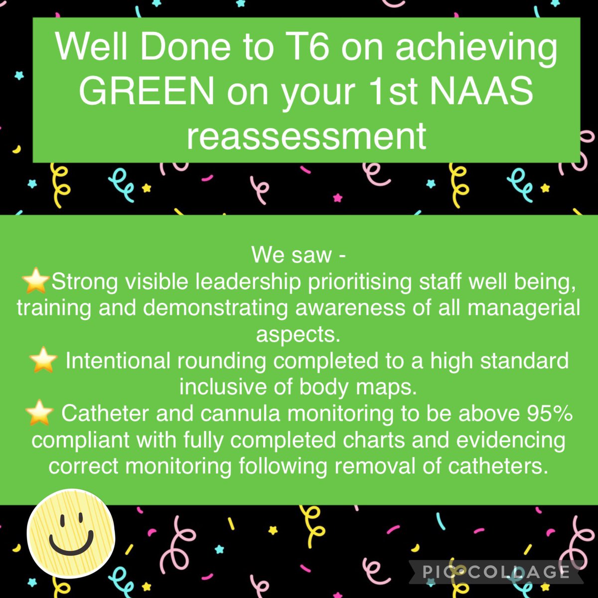 Thankyou to T6 <a href="/OldhamCO_NHS/">Oldham Care Organisation</a> for welcoming myself and the NAAS team yesterday to complete their 1st NAAS Re-Assessment, Congratulations on your Green accreditation💚<a href="/JaneGarforth1/">Jane Garforth</a> <a href="/hcarterrje/">helen carter</a> <a href="/jacqui_burrow/">Jacqui Burrow</a> <a href="/NCAlliance_NHS/">Northern Care Alliance NHS Foundation Trust (NCA)</a> <a href="/samadamson09/">Sam Adamson</a> <a href="/heathercaudle/">Professor Heather Caudle</a>