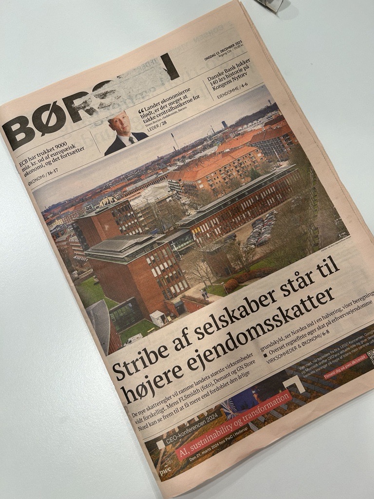 På forsiden af dagens <a href="/borsen/">borsen</a>. Jeg deler perspektiver om de nye ejendomsvurderinger og er med til at kaste lys over et overset aspekt ved den stigende grundskyld. Det er afgørende, at virksomhederne er opmærksomme på de nye ejendomsskatter.
#dkbiz 🔗eavis.borsen.dk/titles/borsen/…