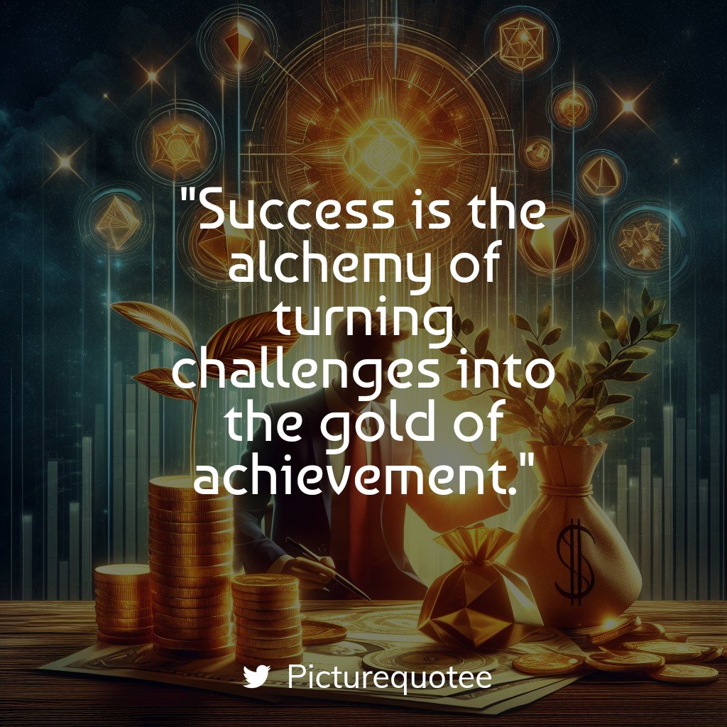'Success is the alchemy of turning challenges into the gold of achievement.'

#quotes #MotivationalQuotes
#SuccessAlchemy #WednesdayMotivation #InspirationalQuotes #HappyBirthdayTaylorSwift #TurnChallengesIntoGold #AchievementJourney #TransformAdversity #GoldenSuccess