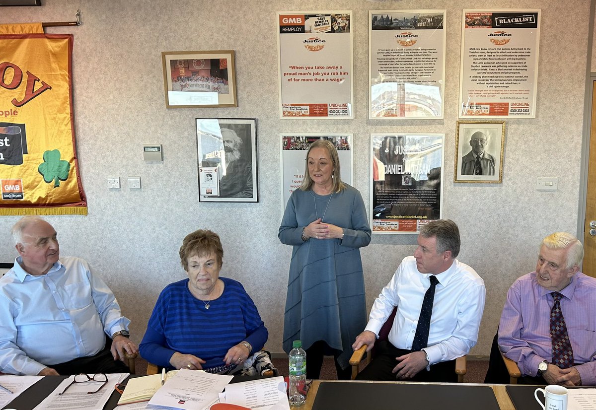 After over 40 yrs Senior Organiser Graham McDermott attends his last @GMB_union_NWI Regional committee! Enjoy the well deserved retirement! <a href="/deniseNWI/">Denise Walker</a> <a href="/GMBGarySmith/">Gary Smith</a>