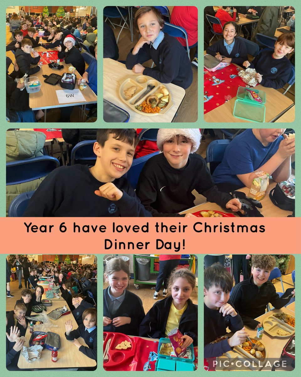 A fabulous Christmas Dinner Day for 6W today! #feelingfestive