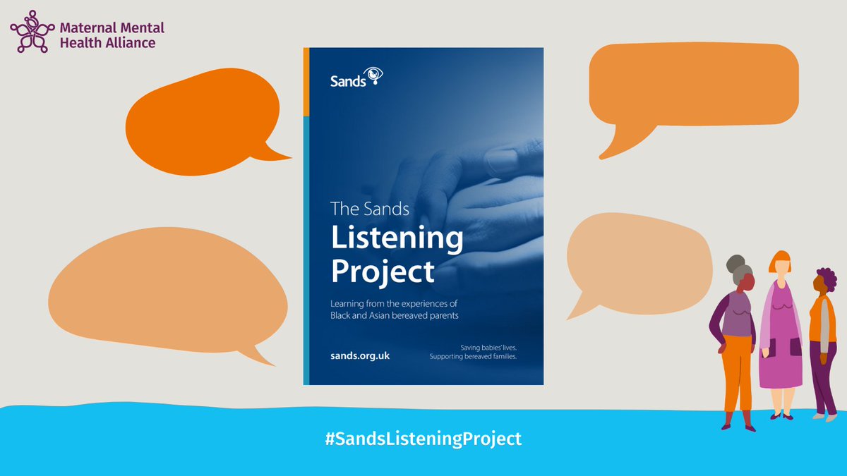 The #SandsListeningProject is a powerful exploration of bereaved Black and Asian parents' maternity experiences. The findings underscore the need for funded plans, improved staff resources, research, and inclusive safety schemes to eliminate inequalities and save lives. @SandsUK