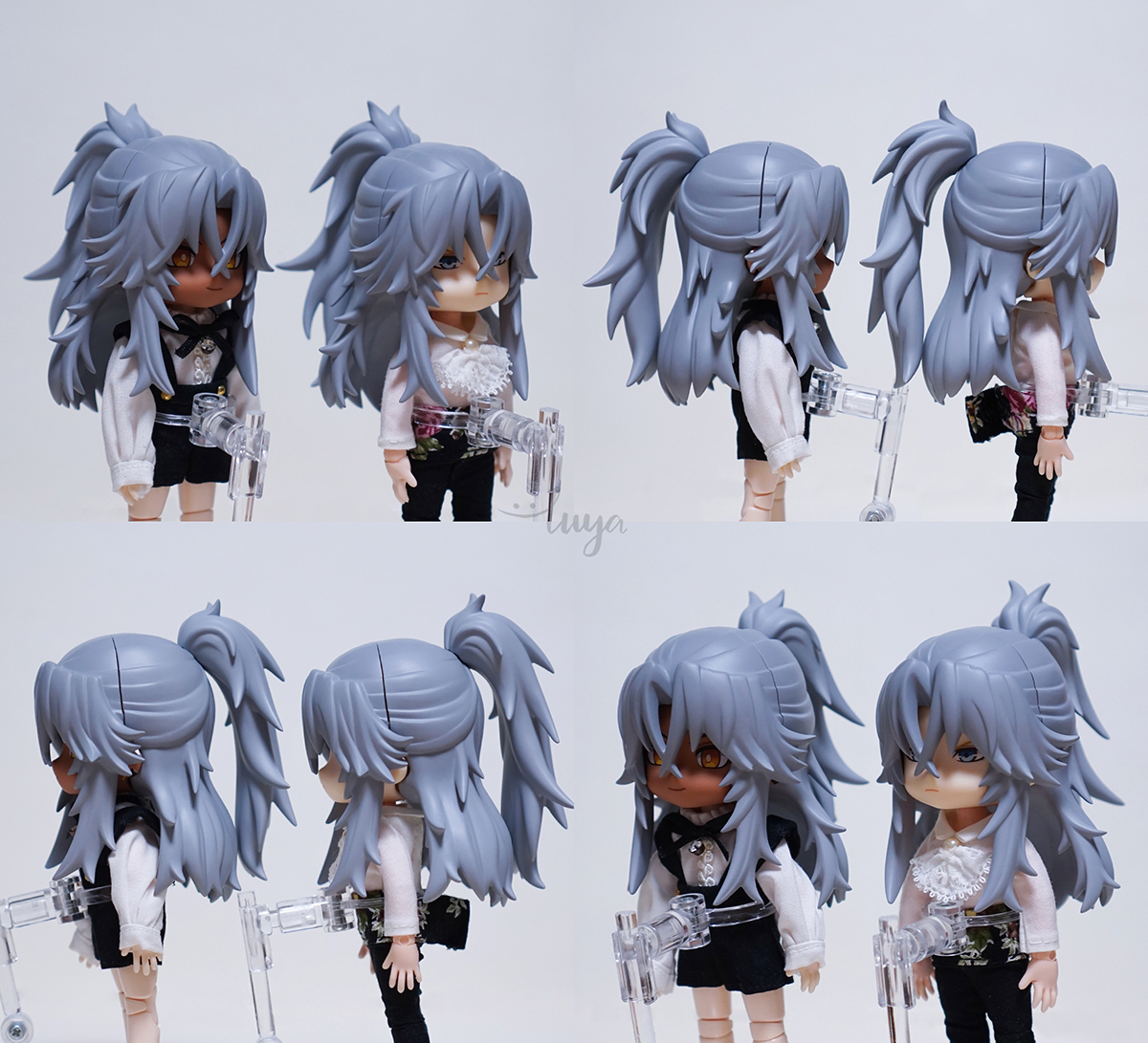 <#넨도로이드 개조 커미션>

✦✦ 자캐 ✦✦
전체 개조와 묶은머리 파츠 제작 진행였습니다!💕

믿고 맡겨주셔서 감사합니다 ୧(๑•̀⌄•́๑)૭
#넨도개조 #오비츠 #자캐