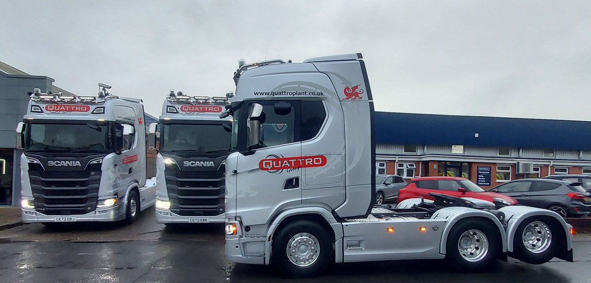 Quattro Group take home 2310 horses!!!
Three stunning 770bhp, S Cab, 6x2, STGO tractors, with 5years R&M, enjoy the ride boys! 👊 #suppliedbykeltruck @keltruck @ScaniaGroup