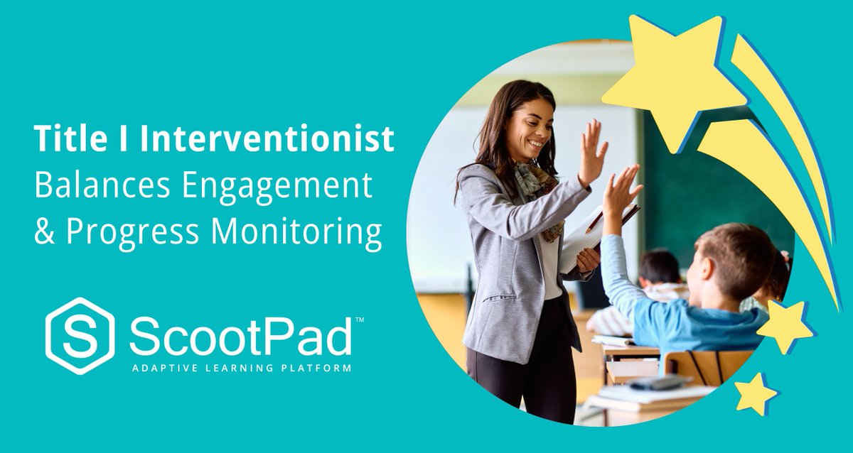 Longtime Title I #interventionist accelerates mastery with ScootPad. Check out our latest post! ow.ly/Pr5R50QihOR
#TitleI #adaptivelearning #ITeachMath #ITeachELA