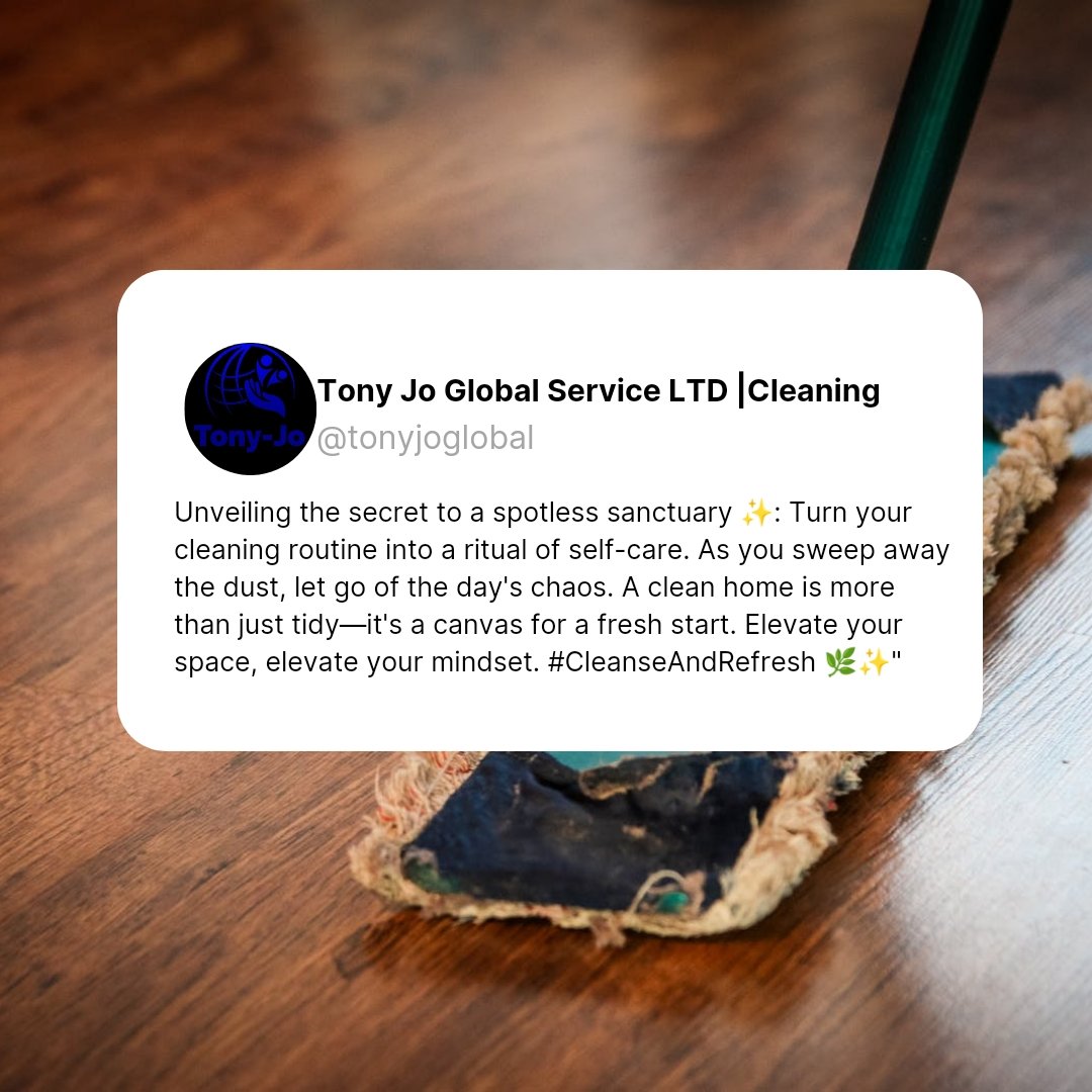 tonyjoglobal's tweet image. Transforming my space into a haven of cleanliness and order today! #CleanLiving #TidyVibes #HomeRefresh&quot;