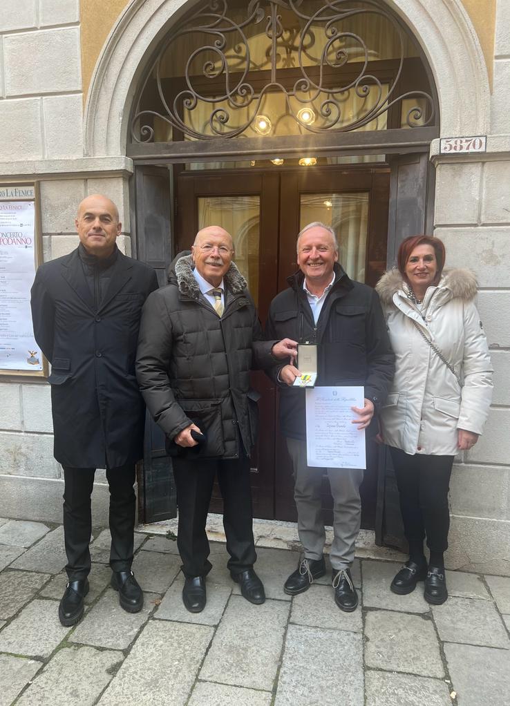 Tiziano Posenato, production manager of the Furniture Business Unit of the Gruppo Mastrotto, was awarded the title of "Maestro del Lavoro" (Master of Labour) by Decree of the President of the Republic Sergio Mattarella.

#gruppomastrotto #maestrodellavoro