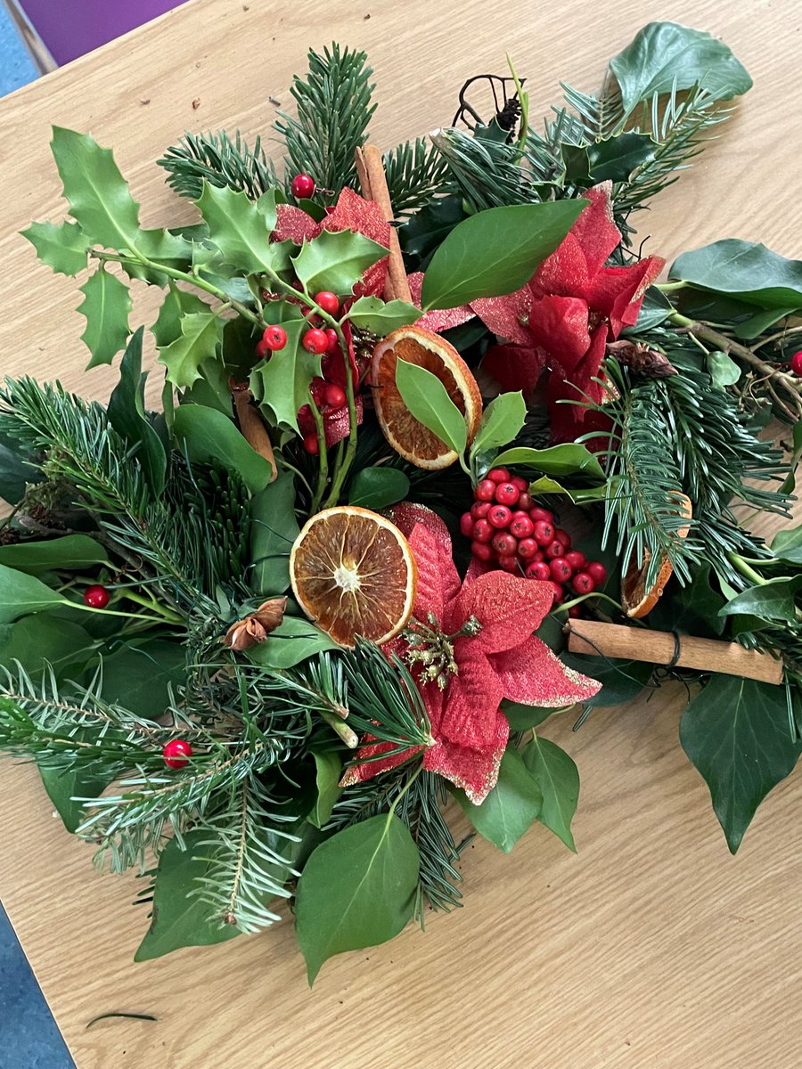 Huge thank you to Linda at South Ford Farm in South Molton who kindly donated a Christmas tree to Moorland View, our inpatient ward in North Devon. They also received foliage, which one of our patients has used to make a beautiful wreath.