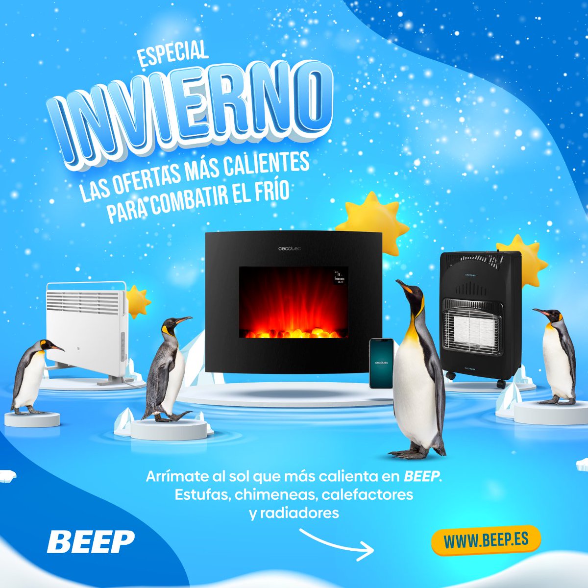 ❄️ Especial Invierno ❄️Descubre el aparato perfecto para calentar tu hogar al mejor precio: #radiadores eléctricos, #estufas de gas, #chimeneas eléctricas, #calefactores y más: mtr.cool/zxnjorntwf 🌡️