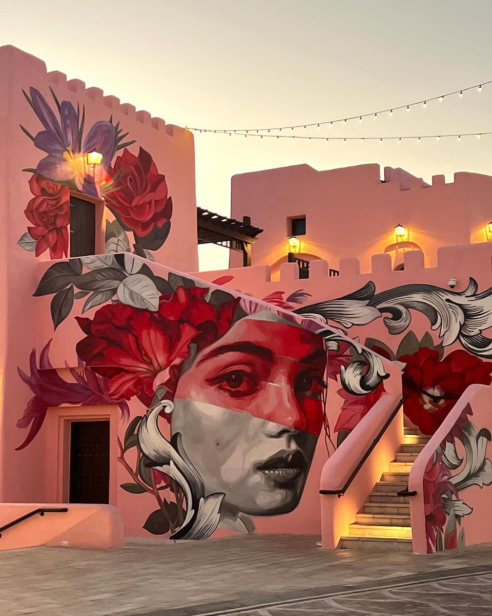 #Streetart by #LulaGoce @ #Doha, Qatar, for #WorldWideWalls
More pics at: barbarapicci.com/2023/12/13/str…
#streetartDoha  #streetartQatar #Qatarstreetart #WorldWideWallsDoha #arteurbana #urbanart #murals #muralism #contemporaryart #artecontemporanea