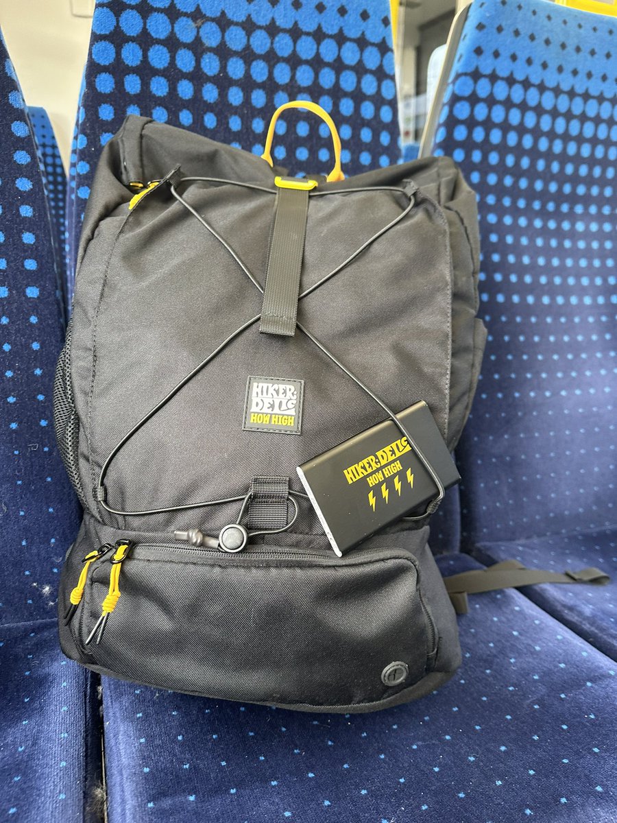 Tim_Burgess's tweet image. Fully road tested and nearly ready for you, the @hikerdelic How High Tour Bag withstood the rigours of our recent run of UK shows and passed with flying colours