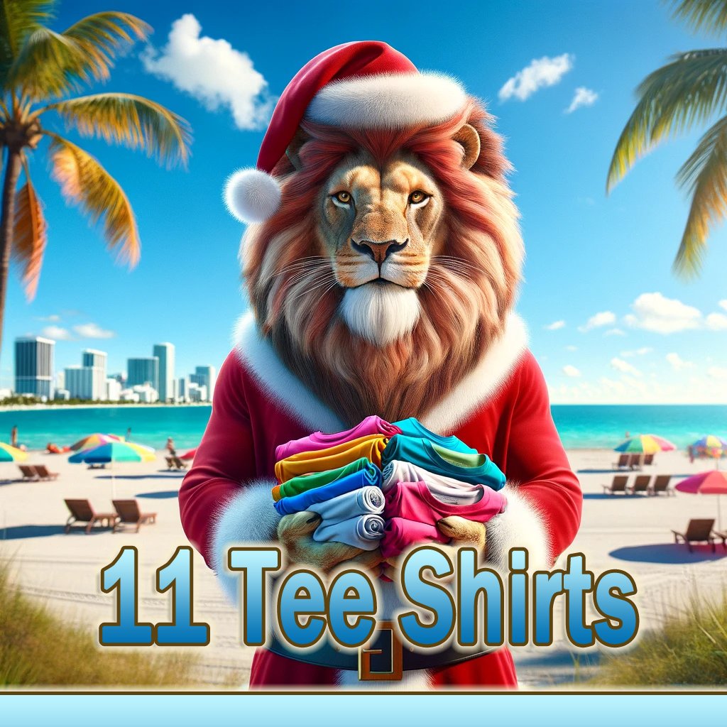 🎅🦁🌴 On the 11th Day of Christmas, Wildcat Santa brings a special treat! 🎁✨ 👕 11 TEE SHIRT NFTs! 👕 Today, our festive lion Santa is roaming the Xverse, ready to reward the 11 most active, loud, and crazy wildcats with exclusive Tee Shirt NFTs! 🏖️🔊🎉 Catch his attention,…