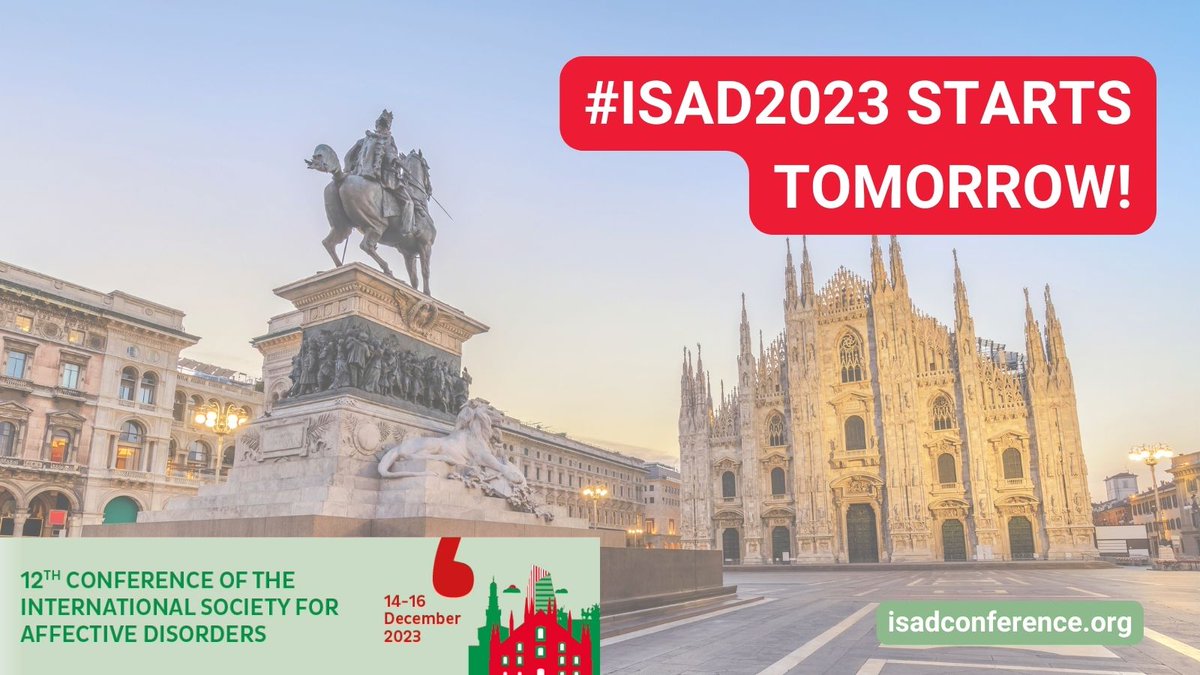 #ISAD2023 Starts Tomorrow…

Pre-Conference Workshop 1 begins at 09:45 and the Conference Opening Ceremony is at 15:15, don’t miss it!

Get familiarized with our Scientific Programme and learn more about the sessions.

👉Full Programme bit.ly/47KUM2n