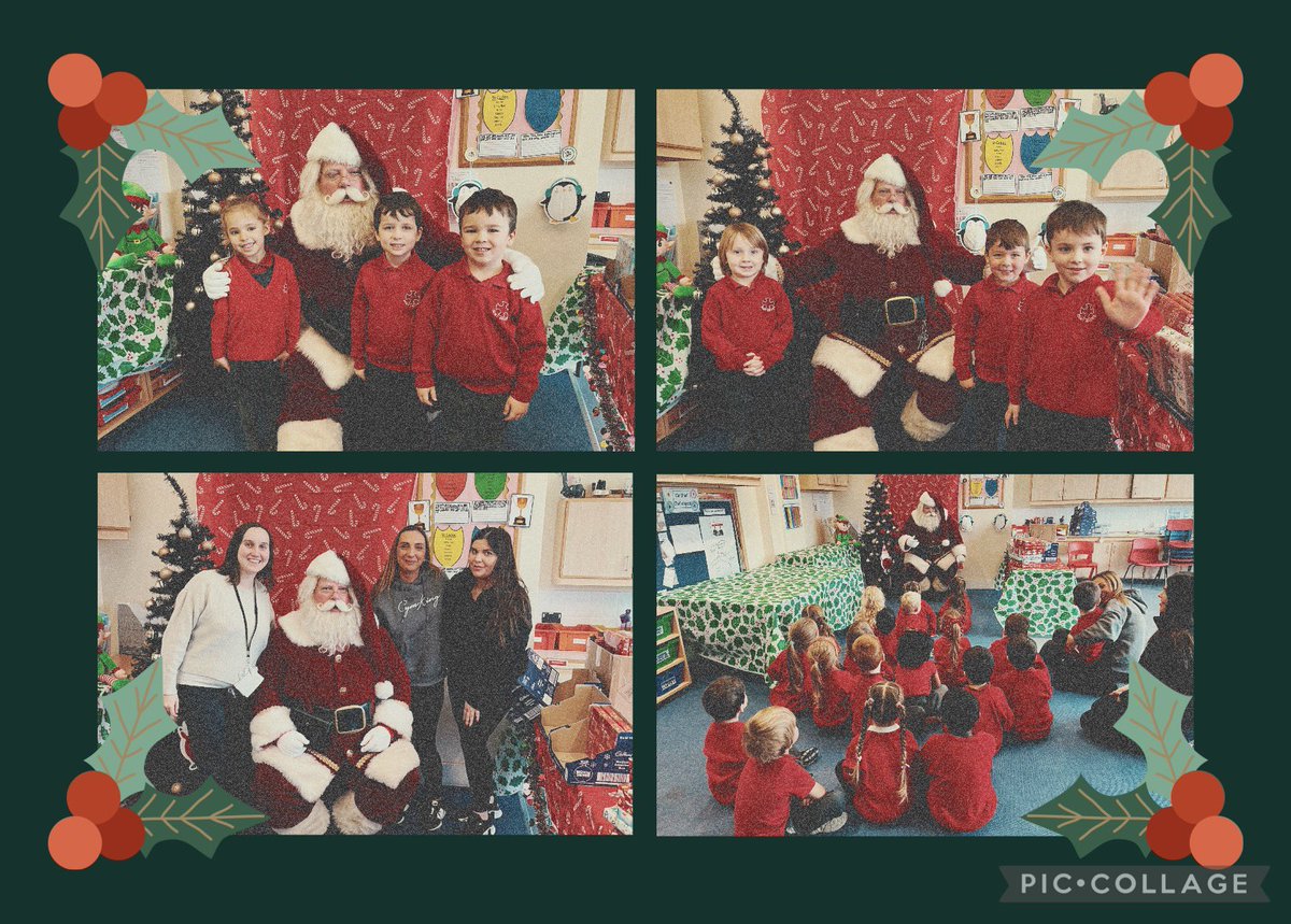 Thank you to our wonderful PTA for organising a visit from Santa 🎅🏼 #healthyconfidentindividuals