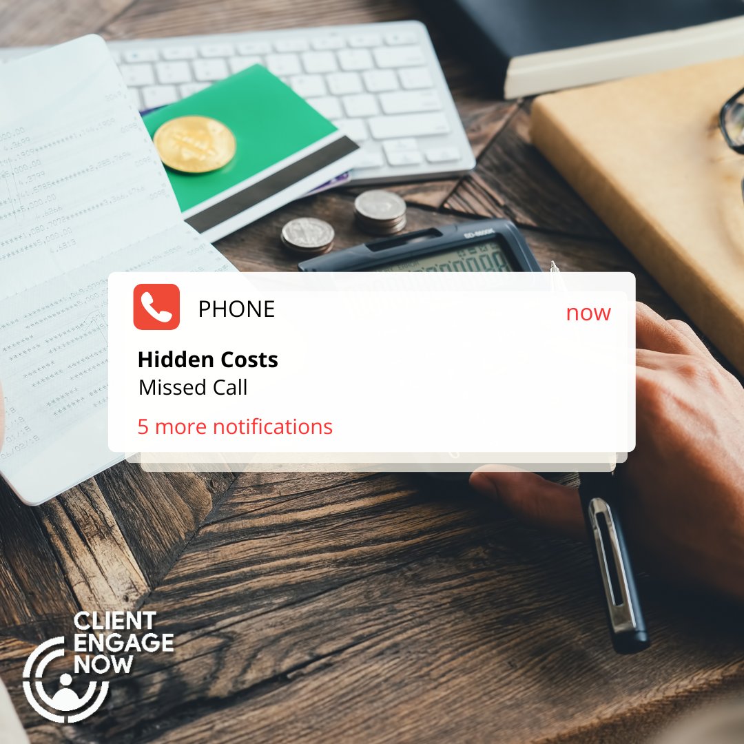 ClientEngageNow's tweet image. Avoid the Hidden Cost of Missed Calls With Missed Call Text Back from Client Engage Now!📲💸 Check it out at clientengagenow.com #StayConnected #TextBack #MissedCall