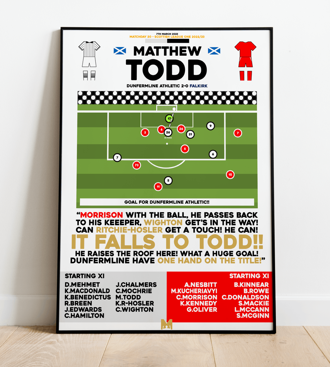 MezzalaDesigns's tweet image. 🚨NEW DROP🚨 

Due to popular demand, we’re proud to release a Framed Print to make any Dunfermline Athletic fan Happy! ⚫🏆

Martin Hardie v Raith Rovers 10/11🏴󠁧󠁢󠁳󠁣󠁴󠁿 

CODE: ‘XMAS’ For 15% OFF All Items✅ 

➡️mezzaladesigns.co.uk/collections/du…

#DAFC