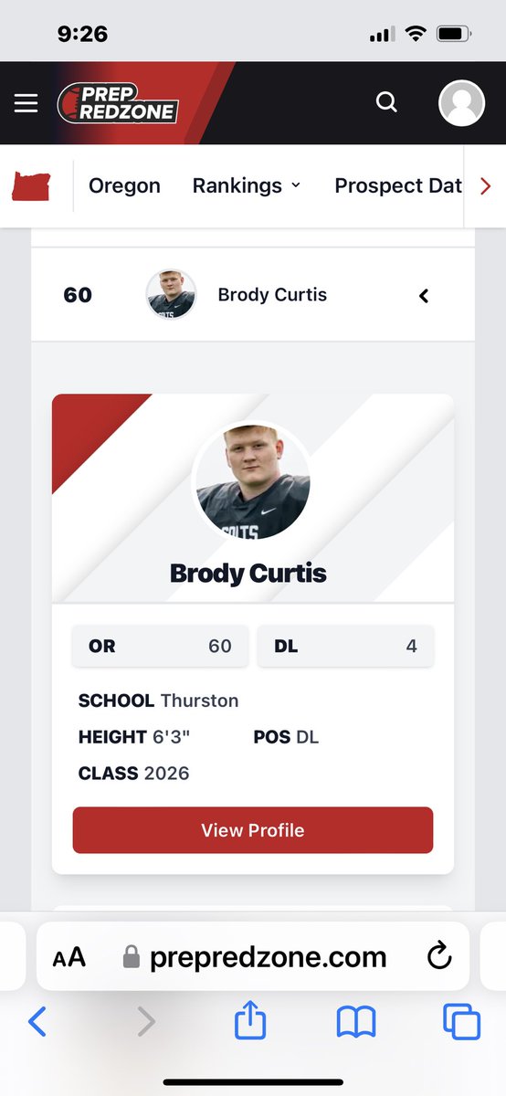 Brody Curtis (@mrbrodycurtis) on Twitter photo <a href="/PrepRedzoneOR/">Prep Redzone Oregon</a> says I'm the #4 DL for my c/of 2026 & 2 of my <a href="/thurstoncoltsfb/">Thurston Football</a> 2026 teammates <a href="/Jonesy1328/">Caleb Jones</a> <a href="/MatthewNewell07/">Matthew.Newell</a> too...Go Colts!
<a href="/JordanJ_/">Jordan Johnson</a> <a href="/BrandonHuffman/">Brandon Huffman</a> <a href="/AndrewNemec/">Andrew Nemec</a> @marcanderson_ <a href="/Coach_MikeWood/">Mike Wood</a> <a href="/ConnorDarby57/">Connor Darby</a> <a href="/NickFarman55/">Nick Farman M.S.</a> <a href="/lanecountyelite/">Lane County Elite</a>
<a href="/coachtuiaki/">Ilaisa Tuiaki</a> <a href="/Rivals/">Rivals</a> <a href="/PrepRedzoneOR/">Prep Redzone Oregon</a> says I'm the #4 DL for my c/of 2026 & 2 of my <a href="/thurstoncoltsfb/">Thurston Football</a> 2026 teammates <a href="/Jonesy1328/">Caleb Jones</a> <a href="/MatthewNewell07/">Matthew.Newell</a> too...Go Colts!
<a href="/JordanJ_/">Jordan Johnson</a> <a href="/BrandonHuffman/">Brandon Huffman</a> <a href="/AndrewNemec/">Andrew Nemec</a> @marcanderson_ <a href="/Coach_MikeWood/">Mike Wood</a> <a href="/ConnorDarby57/">Connor Darby</a> <a href="/NickFarman55/">Nick Farman M.S.</a> <a href="/lanecountyelite/">Lane County Elite</a>
<a href="/coachtuiaki/">Ilaisa Tuiaki</a> <a href="/Rivals/">Rivals</a>