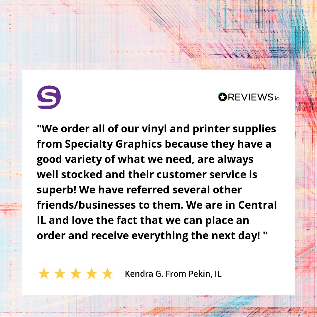 SpecialtyGraph's tweet image. 😍We LOVE our Customers! 😍 Supplying the Creator in You with High Quality HTV, Vinyl, Cutters, Heat Presses &amp;amp; More for over 20 Years!
specialty-graphics.com
 #loveourcustomers #heattransfer #heattransfervinyl #htv #specialtygraphics #specialtygraphicsupply #vinylcutter #crafts