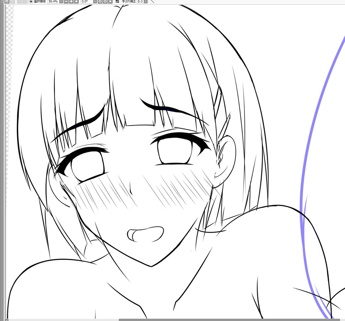 追加で表情をカキカキしてましたですよん〆('ー`)b
横顔スグちゃんは一番最初の作品のが、お気に入りなのでどうしてもそれに寄っちゃうのよねんw 