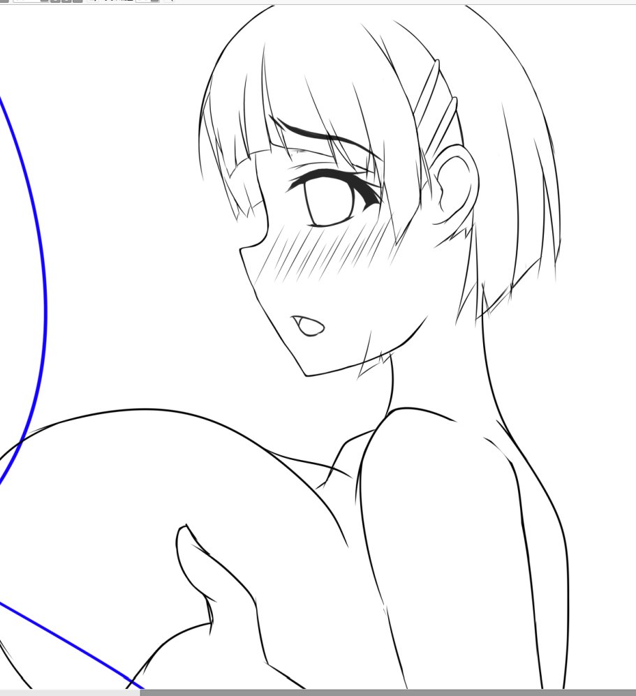 追加で表情をカキカキしてましたですよん〆('ー`)b
横顔スグちゃんは一番最初の作品のが、お気に入りなのでどうしてもそれに寄っちゃうのよねんw 