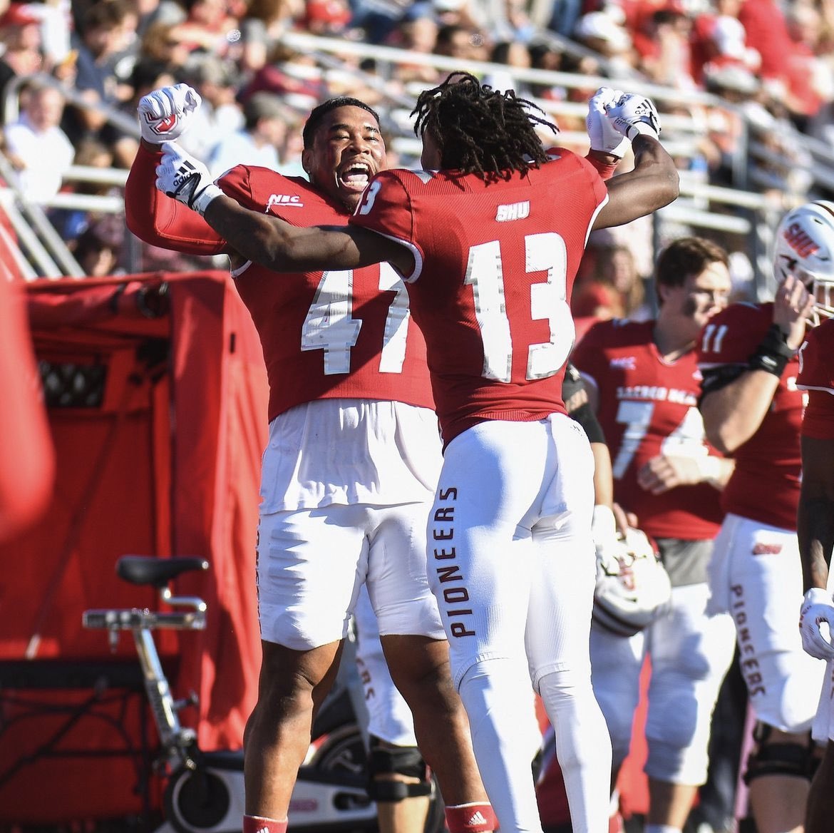 After a great conversation with @CoachPSap, I'm blessed to have received a PWO from Sacred Heart University! @SHU__Football @FootballDwest @TheHistoryDtown @PaFootballNews