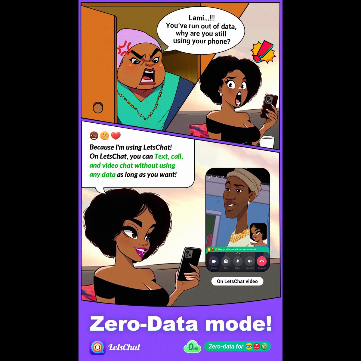 Happy_luckyyyyy's tweet image. Say buh-bye to data worries, say hello to endless messaging! With LetsChat's zero-data mode, you can chat, share, and connect all day long without using a drop of your data plan. It's like a messaging haven in a data desert! 

#lcblackfridaymood #LiveDraw #MercyEkeᗢ