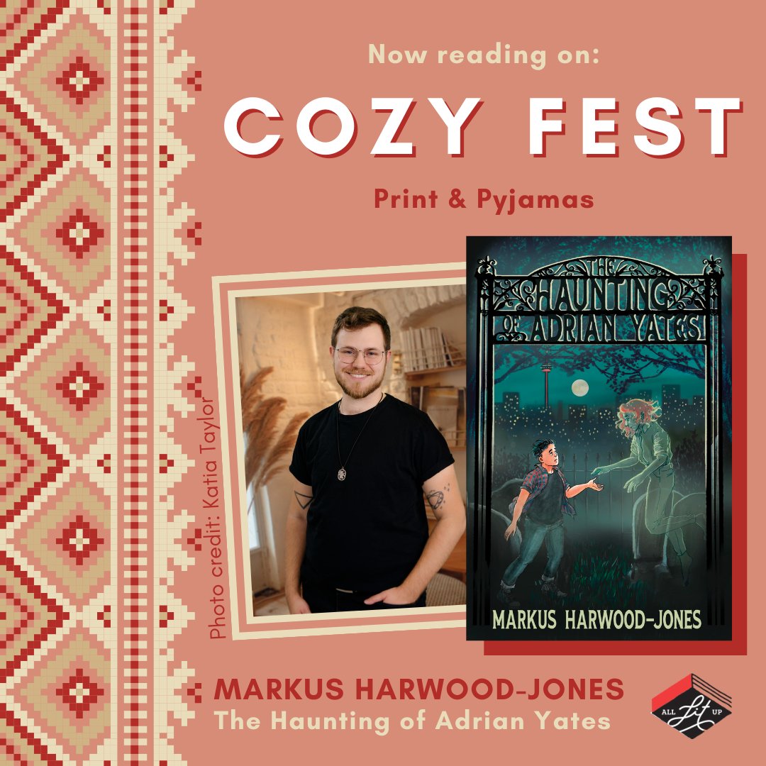A paranormal queer romance for #ALUCozyFest? You bet! Markus Harwood-Jones reads a passage from his book THE HAUNTING OF ADRIAN YATES (@MetonymyPress), involving the arguably serenest of places—a graveyard alllitup.ca/cozy-fest-mark…